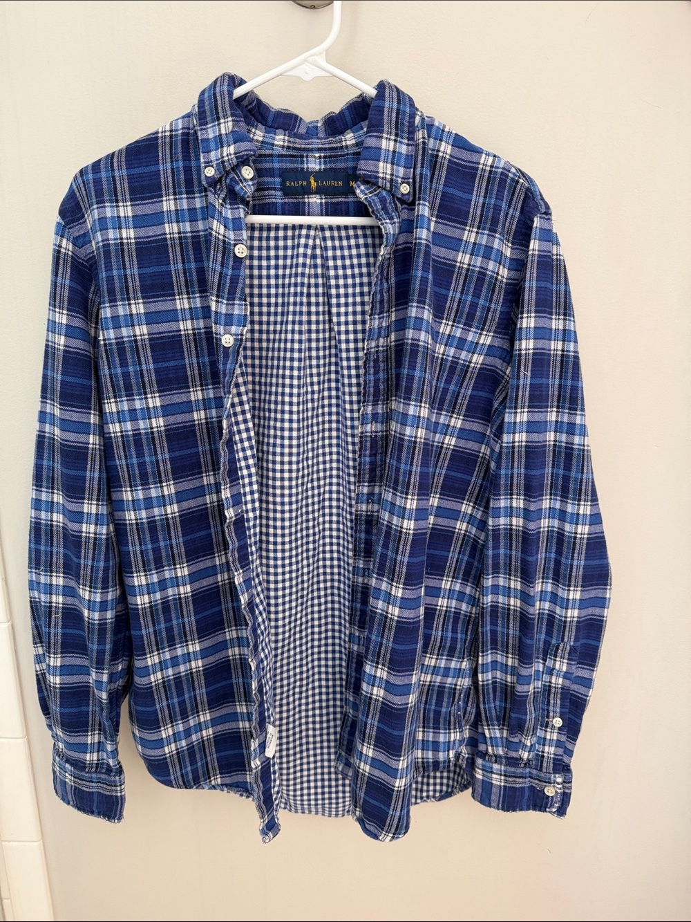 Ralph Lauren Blue Plaid & Gingham Button-Down Shirt